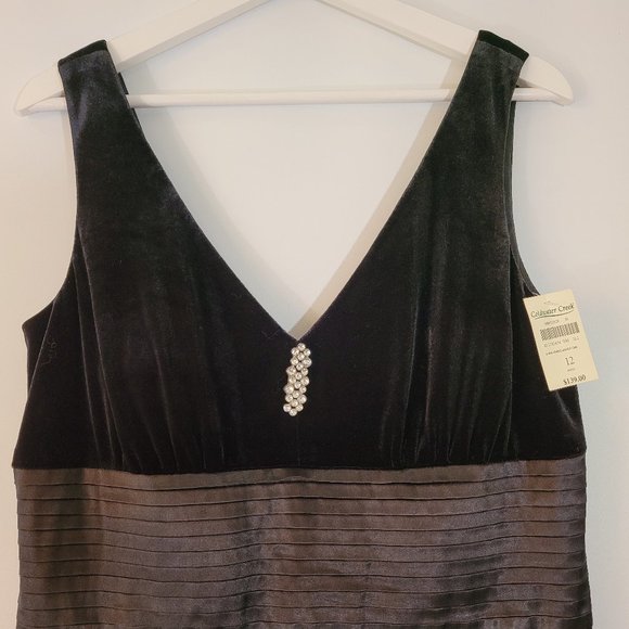 Coldwater Creek Full length sleeveless velvet gown - Picture 12 of 12